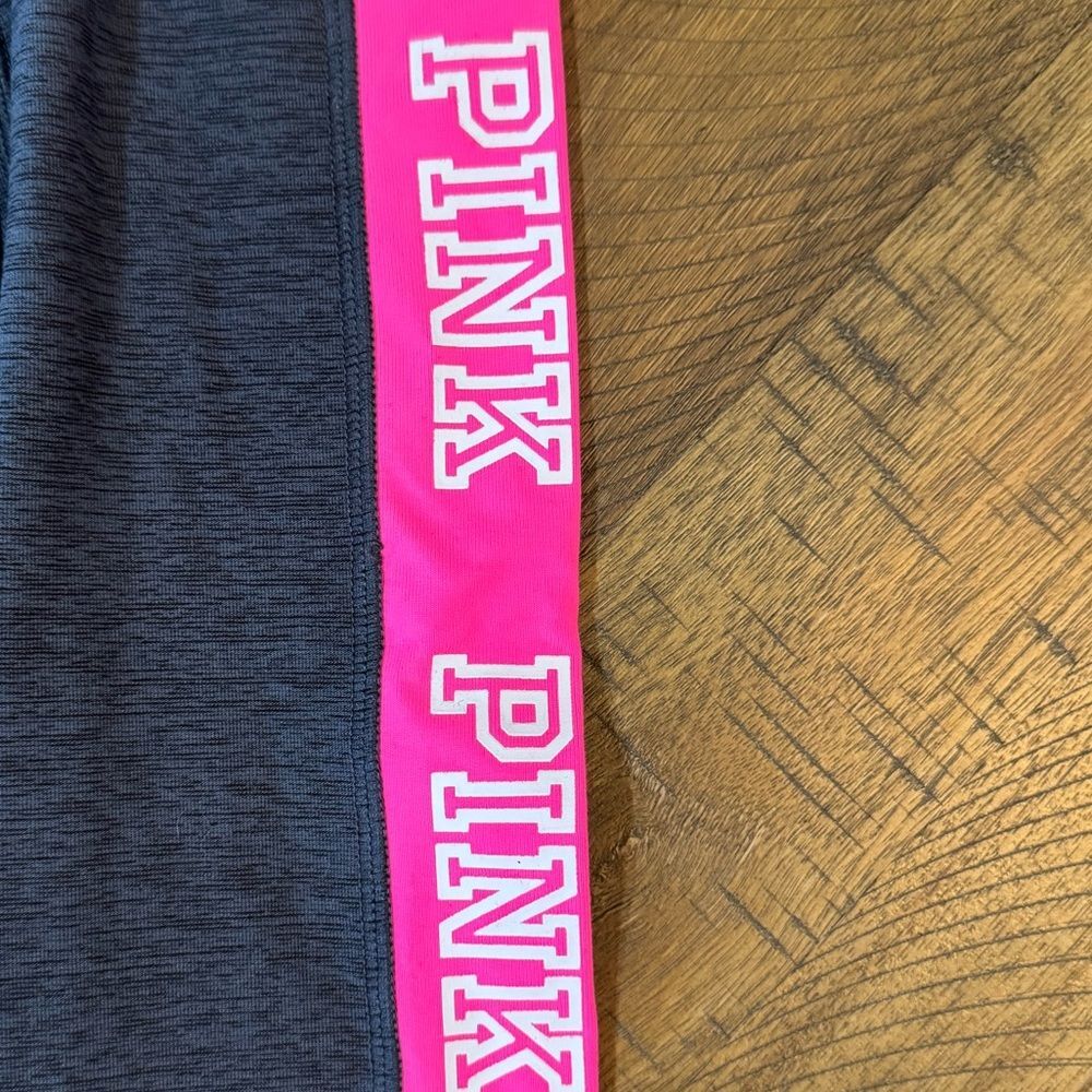 PINK Victoria's Secret Ultimate Charcoal and Hot Pink Leggings - Picture 3 of 6